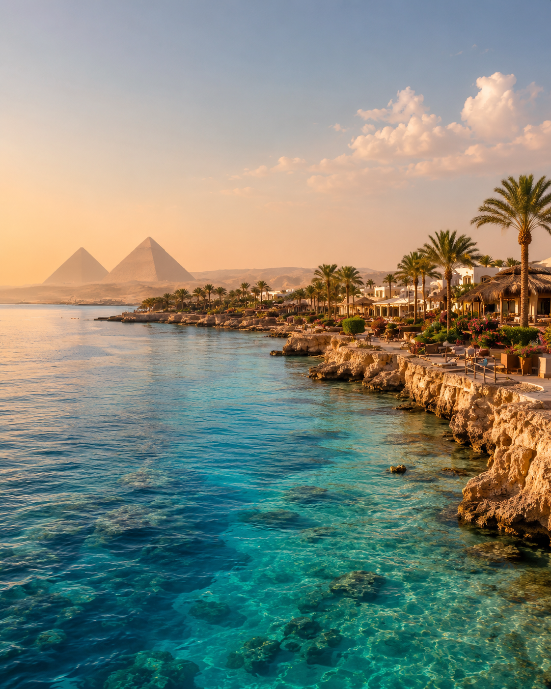 Sharm El Sheikh Kızıldeniz kıyısı
